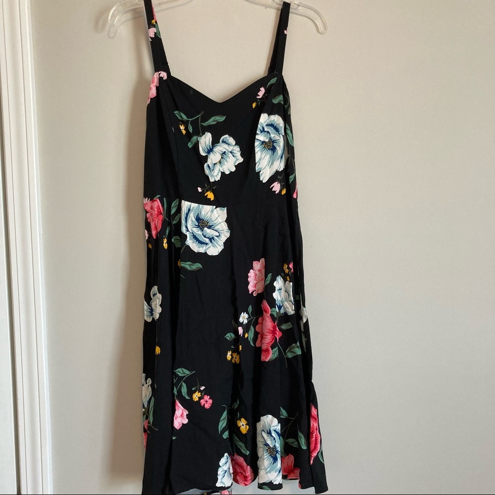 Women’s Black Floral Dress